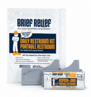 BR901-50 - Brief Relief Daily Restroom Kit - Case of 50