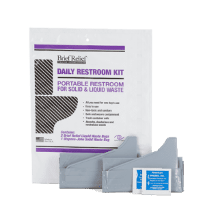 BR901-50 - Brief Relief Daily Restroom Kit - Case of 50