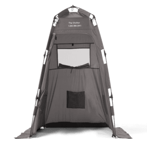 PQ500 - Gray Privacy Shelter