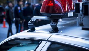 7 Close up of police car